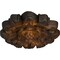 Ekena Millwork Emery Leaf Ceiling Medallion, Hand-Painted Rust, 7 5/8"OD x 1"P CM07EMRUS - alternate 4